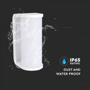 12W(1760Lm) LED Fasādes gaismeklis, V-TAC, IP65, balts, 3IN1 CCT