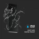 Фасадный светодиодный светильник 8W(1120Lm), V-TAC, IP65, черный, нейтральный белый 4000K