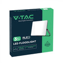 30W(3000Lm) LED floodlight, V-TAC, IP65, black, 3IN1