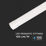 20W(2400Lm) LED Linear luminaire, 60cm, V-TAC, 3 years warranty, without plug (cable connection), cool white 6500K