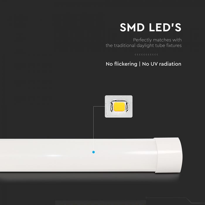 40W(4300Lm) 1166 mm LED linear luminaire, V-TAC, IP20, warm white 3000K