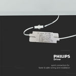 40W(4800Lm) 120LM/W Philips LED panelis, V-TAC,  600x600mm, IP20, neitrāli balta gaisma 4000K