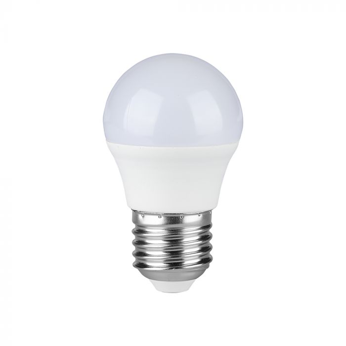 E27 6.5W(600Lm) LED Spuldze, G45, V-TAC, IP20, auksti balta gaisma 6500K