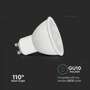 GU10 7.5W(610Lm) LED Spuldze, V-TAC, IP20, auksti balta gaisma 6500K