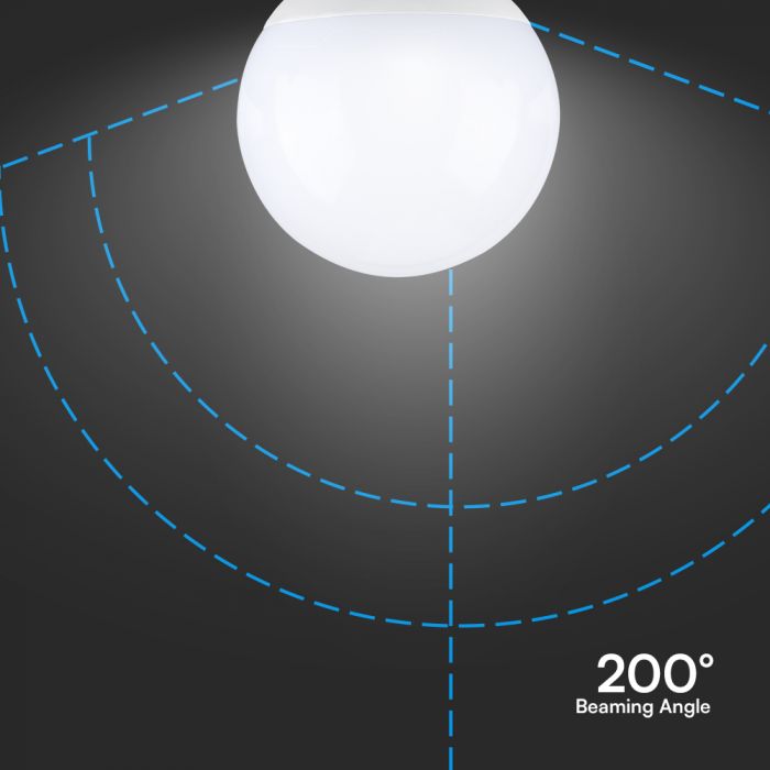 E27 22W(2600Lm) LED Spuldze, G120, V-TAC, IP20, auksti balta gaisma 6500K