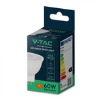 GU5.3 MR16 6W(455Lm) LED spuldze, 12V, 110°, V-TAC, IP20, silti balta gaisma 3000K