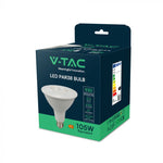 E27 12.8W(930Lm) LED Spuldze,  PAR38, V-TAC, IP20, auksti balta gaisma 6500K
