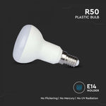 E14 4.8W(470Lm) LED Spuldze, R50, V-TAC, IP20, neitrāli balta gaisma 4000K