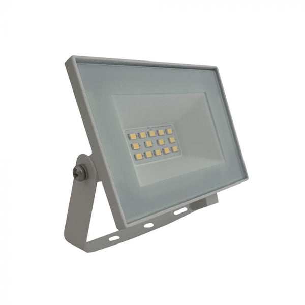 10W(850Lm) LED prožektors, V-TAC, IP65, balts, neitrāli balta gaisma 4000K