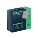 10W(850Lm) LED prožekors bez kustību sensora, V-TAC, IP65, balts, auksti balta gaisma 6500K