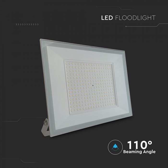 200W(19200Lm) LED prožektors, V-TAC, IP65, balts, neitrāli balta gaisma 4000K