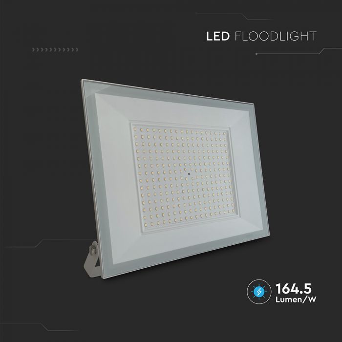 200W(19200Lm) LED prožektors, V-TAC, IP65, balts, neitrāli balta gaisma 4000K