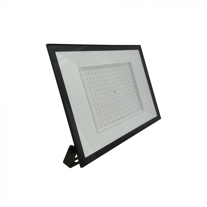 200W(19200Lm) LED prožektors, V-TAC, IP65, melns, neitrāli balta gaisma 4000K