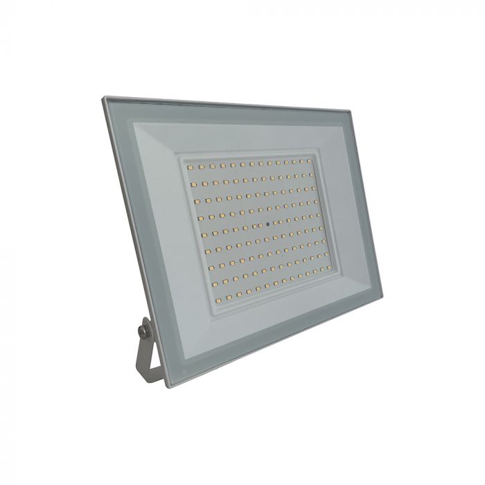 100W(9500Lm) LED prožektors, V-TAC, IP65, balts, neitrāli balta gaisma 4000K