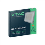 100W (9500Lm) LED-valgusti, V-TAC, IP65, valge, neutraalne valge valgus 4000K