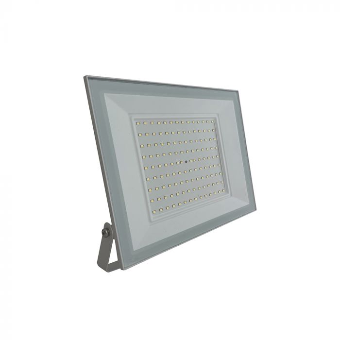 KASTE 10 gab. x 11,46€ – 100W(9500Lm) LED prožektors bez kustību sensora, V-TAC, IP65, balts, auksti balta gaisma 6500K