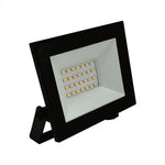 20W(1760Lm) LED prožektors bez kustību sensora, V-AC, IP65, melns, neitrāli balta gaisma 4000K