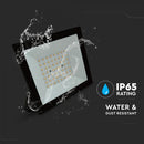 50W(4700Lm) LED prožektors bez kustību sensora, V-TAC, IP65, neitrāli balta gaisma 4000K
