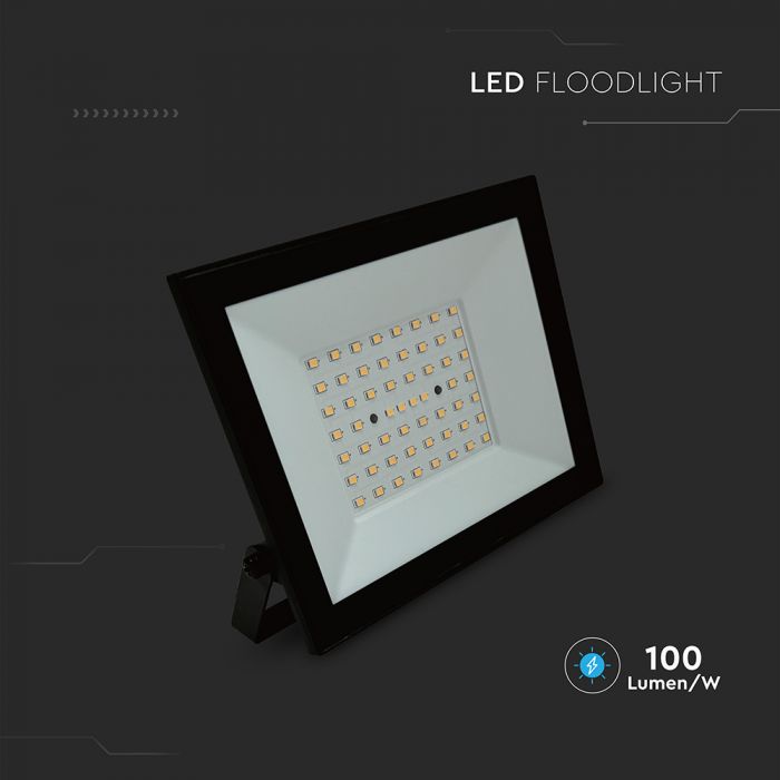 50W(4700Lm) LED prožektors bez kustību sensora, V-TAC, IP65, neitrāli balta gaisma 4000K