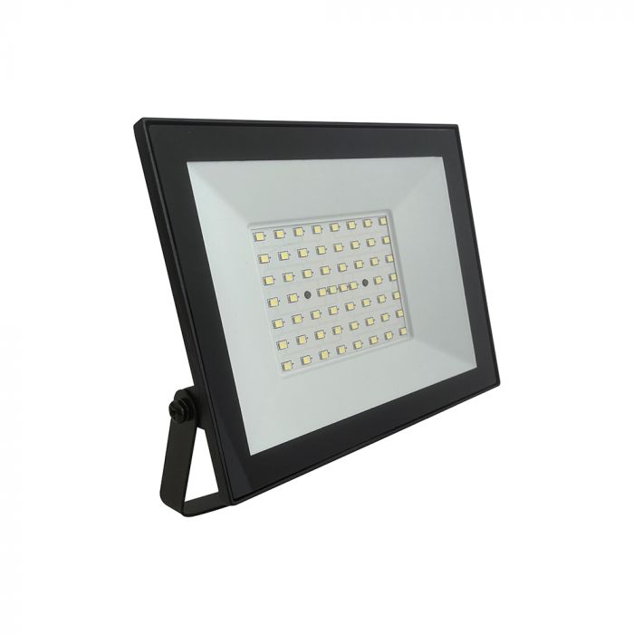 50W(4700Lm) LED prožektors bez kustību sensora, V-TAC, IP65, auksti balta gaisma 6500K