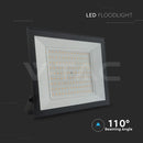 100W(9500Lm) LED prožektors bez kustību sensora, V-TAC, IP65, melns, silti balta gaisma 3000K