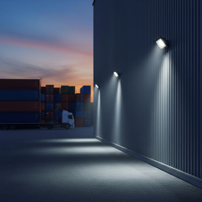 30W(2550Lm) LED prožektors bez kustību sensora, V-TAC, IP65, melns, auksti balta gaisma 6500K
