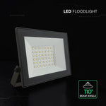 30W(2550Lm) LED prožektors bez kustību sensora, V-TAC, IP65, melns, auksti balta gaisma 6500K