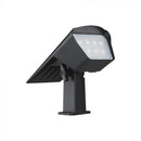 1.3W(100Lm) LED solārais dārza gaismeklis, V-TAC, IP65, melns, 2IN1