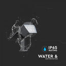 1.3W(100Lm) LED solārais dārza gaismeklis, V-TAC, IP65, melns, 2IN1