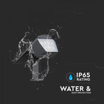 1.3W(100Lm) LED solārais dārza gaismeklis, V-TAC, IP65, melns, 2IN1