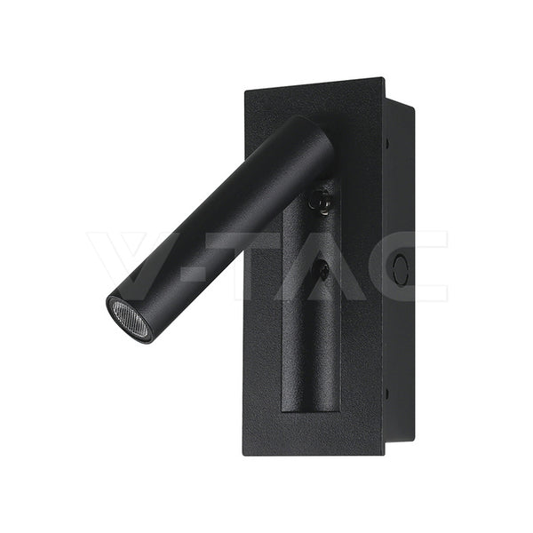 2W(76Lm) LED nakts gaismeklis, V-TAC, IP20, silti balta gaisma 3000K