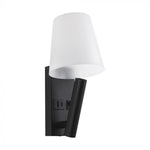 8W LED naktslampiņa pie gultas, V-TAC CREE VT-88062, IP20, melna, silti balta gaisma 3000K