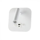 8W(830Lm) LED nakts gaismeklis, IP20, V-TAC, balts, silti balta gaisma 3000K