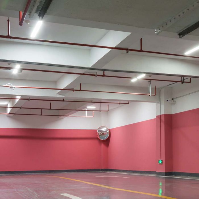 150cm_48W(5760Lm) 120LM/W 150cm V-TAC Lineārais gaismeklis, IP65, IK06, piena krāsā, bez kontaktdakšas(kabeļu savienojums), auksti balta gaisma 6500K