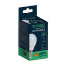E14 6.5W(600Lm) LED spuldze, P45, V-TAC, IP20, silti balta gaisma 3000K