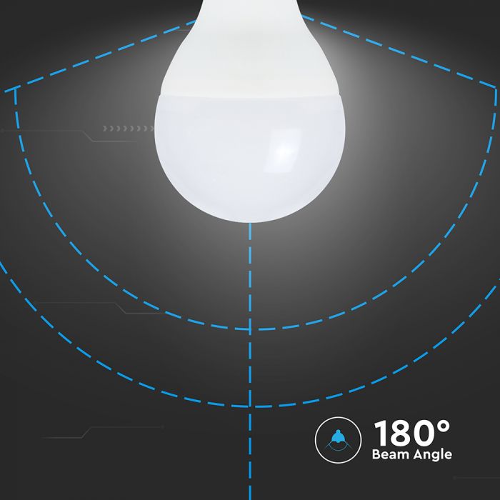 E14 6.5W (600 lm) LED bulb, P45, V-TAC, IP20, warm white light 3000K