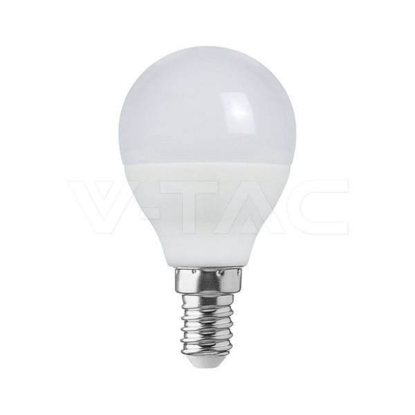 E14 6.5W(600Lm) LED Spuldze, V-TAC, IP20, auksti balta gaisma 6500K