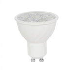 GU10 6W(445Lm) LED Spuldze, 10°, V-TAC, IP20, silti bata gaisma 3000K