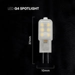 G4 1.1W(100Lm) LED Spuldze, V-TAC, IP20, auksti balta gaisma 6500K