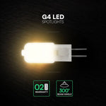G4 1.1W(100Lm) LED Spuldze, V-TAC, IP20, auksti balta gaisma 6500K