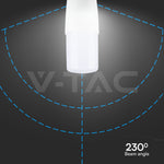 E27 7.5W(660Lm) LED Spuldze, V-TAC, IP20, silti balta gaisma 3000K