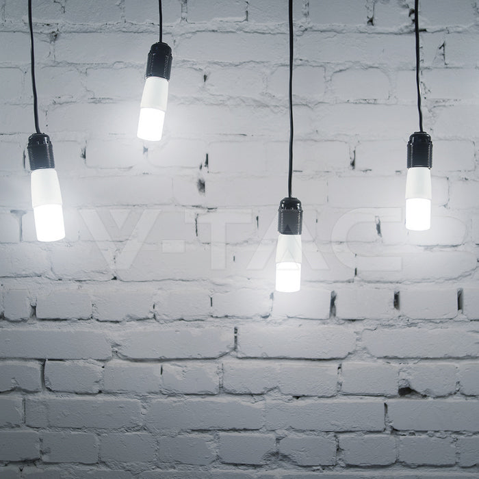 E27 7.5W(660Lm) LED Spuldze, V-TAC, IP20, silti balta gaisma 3000K