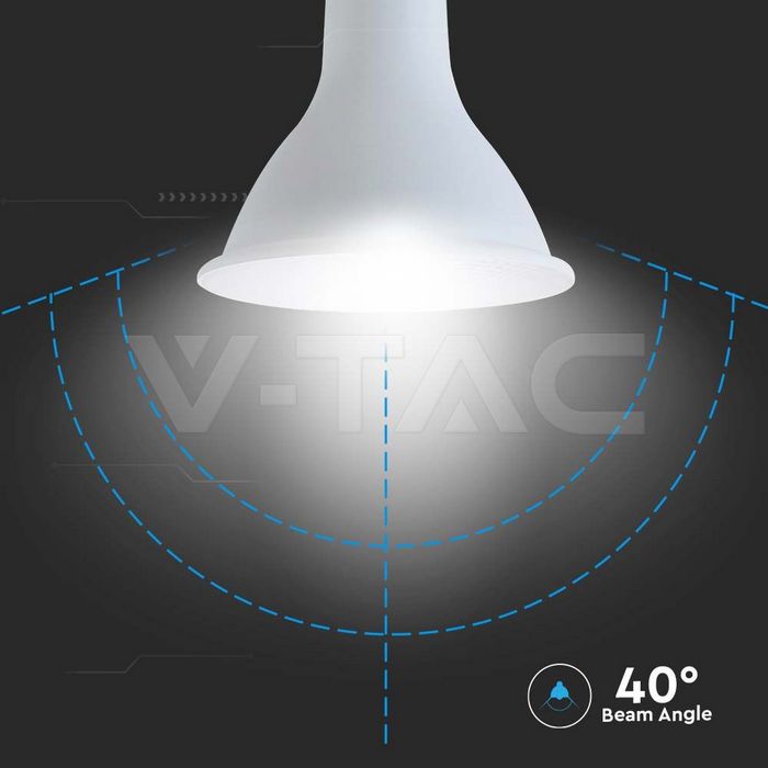 E27 11W(800Lm) LED Spuldze PAR30, V-TAC, IP20, neitrāli balta gaisma 4000K
