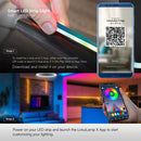 3W/m DC:5V 0.6A RGB neona LED lentu komplekts, IP20, 5 m, komplektā tālvadības pults, 1 USB kontrolieris, savietojams ar jebkuru USB ierīci