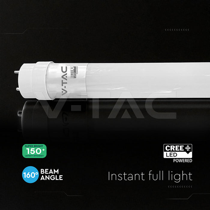 7W(1050Lm) V-TAC T8 LED spuldze, 60 cm, VT-007, CREE, G13, IP20, 4000K