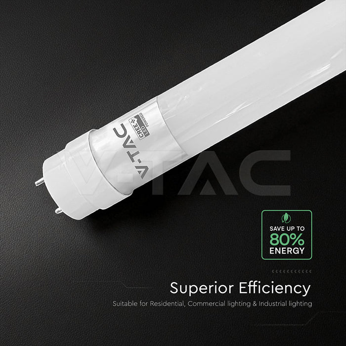 7W(1050Lm) V-TAC T8 LED spuldze, 60 cm, VT-007, CREE, G13, IP20, 6500K