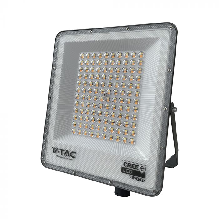 KASTE 10 gab. x 17,91€ – 100W(8150Lm) LED SMD-CREE prožektors bez kustību sensora, 3in1 (3000K/4000K/6500K pārslēdzams), V-TAC, IP65