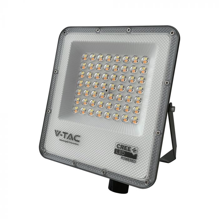 50W(4500Lm) LED SMD-CREE Chip prožektors bez kustību sensora, IP65, V-TAC, melns, 3IN1