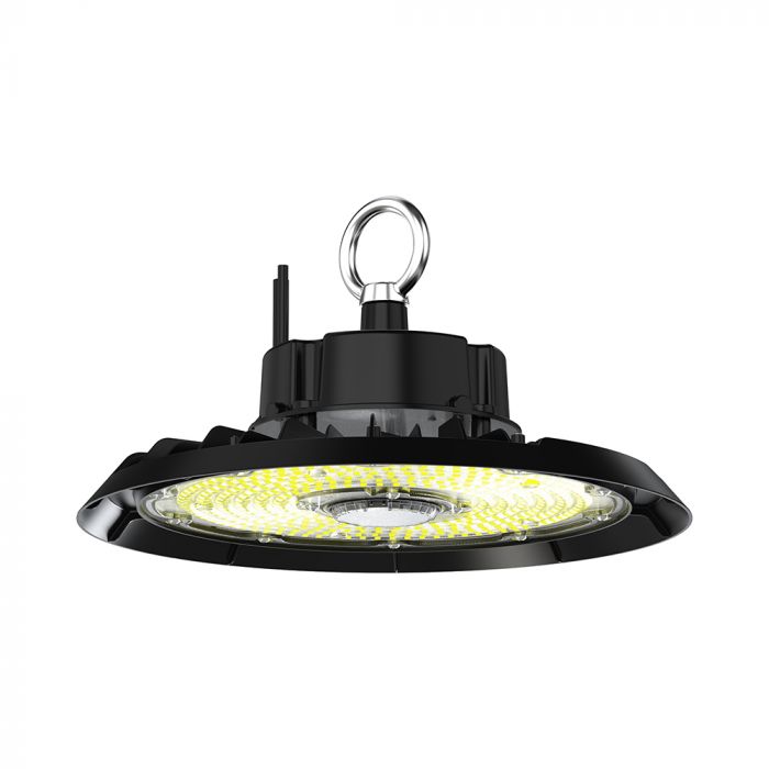 100W(15500Lm) 155Lm/W LED Noliktavas apgaismojums, V-TAC, IP65, IK06, melns, auksti balta gaisma 6500K
