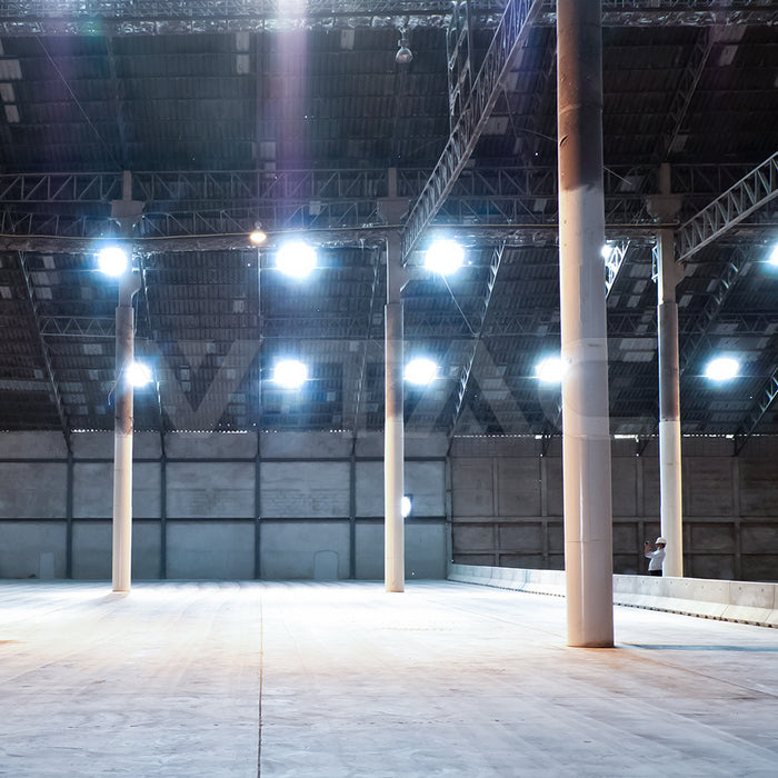 150W(23250Lm) LED CREE UFO noliktavas gaismeklis, V-TAC, IP65, melns, neitrāli balta gaisma 4000K